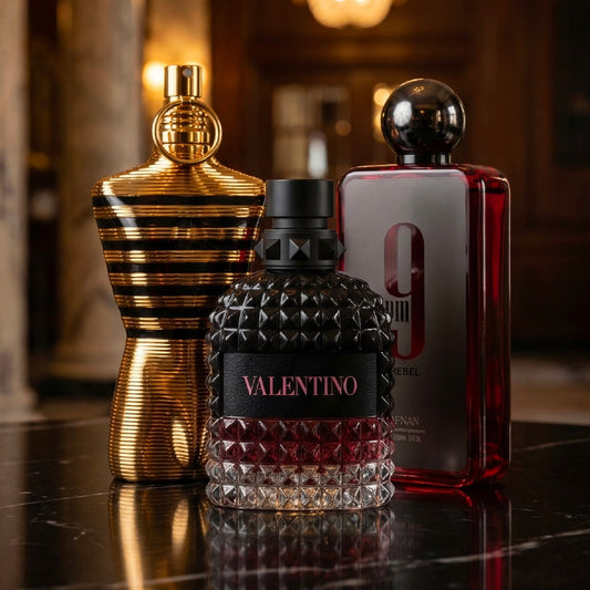 9pm Rebel, Valentino, JPG LeMale Elixir TTK