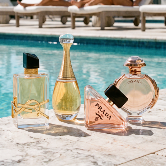 YSL LIBRE EDP, PRADA MILANO, JDORE, OLYMPEA