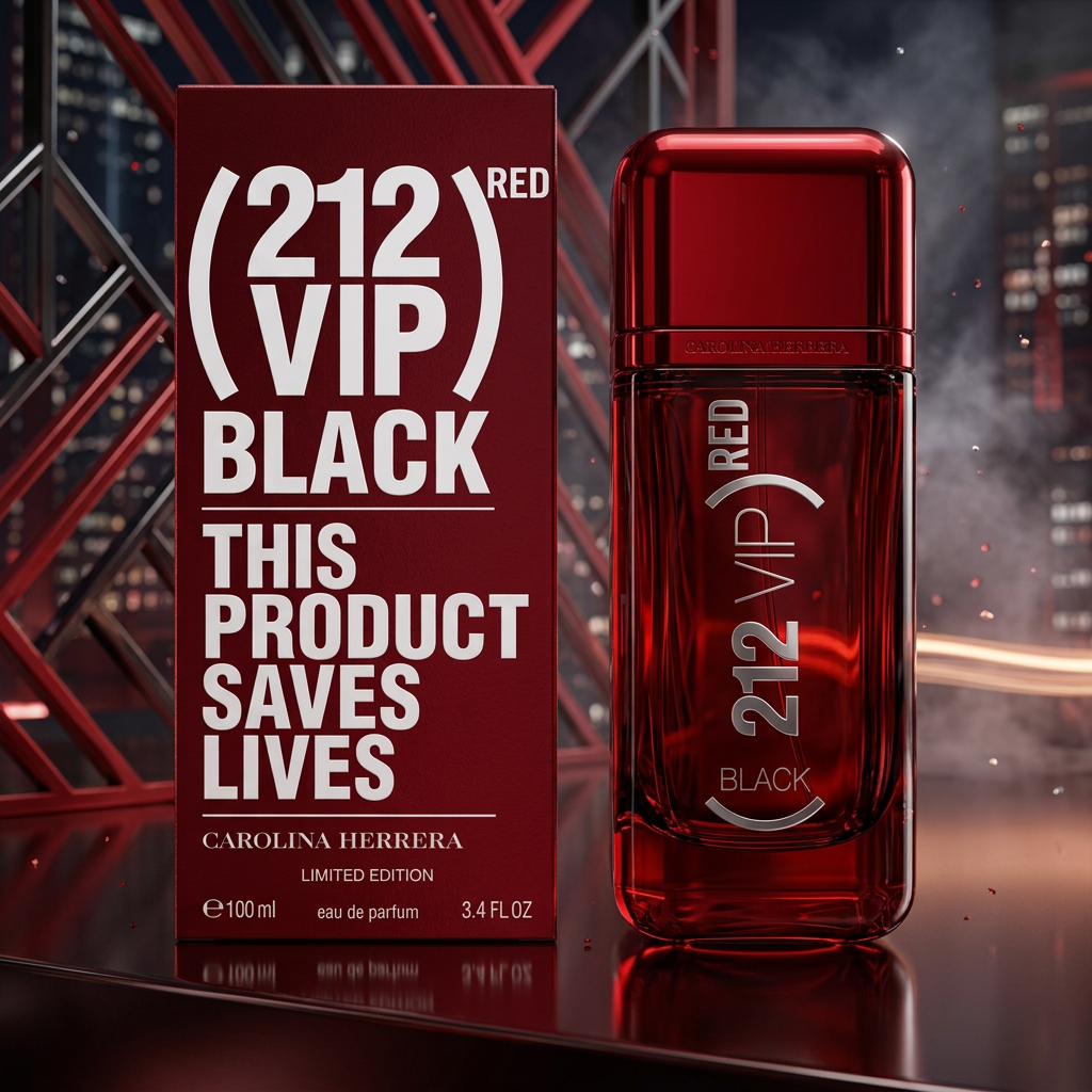 BLACK 212 VIP RED