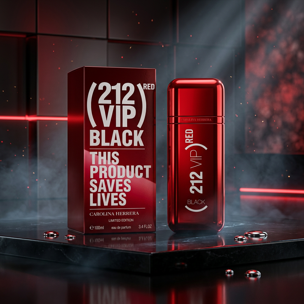 BLACK 212 VIP RED